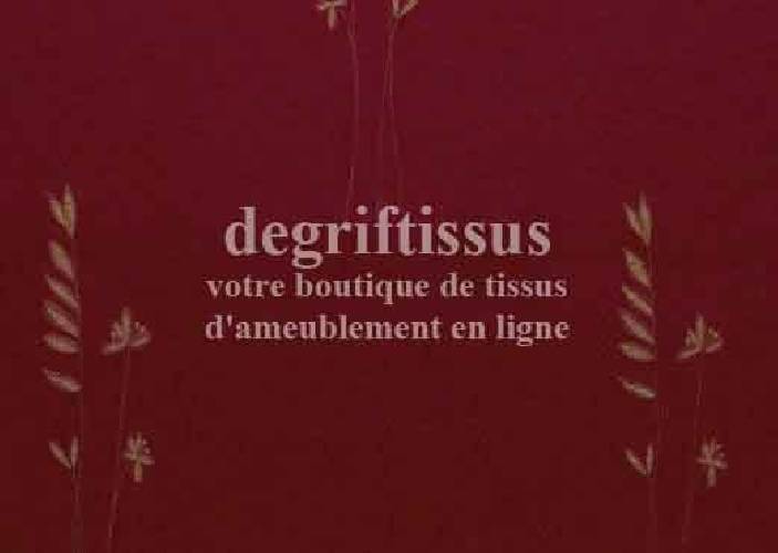 Tissu satiné tissé rouge épi de blé Dégriftissus vous propose ce tissu d&#039;ameublement tissé satiné rouge. Tissu satiné tissé Jacq