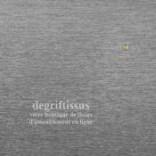 Dégriftissus vous propose ce tissus d'ameublement velours chenillé gris de belle épaisseur, très résistant, de couleur grise pou