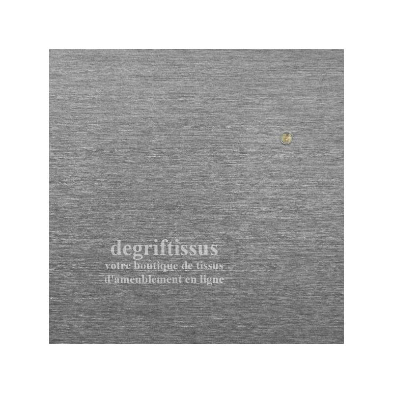 Dégriftissus vous propose ce tissus d'ameublement velours chenillé gris de belle épaisseur, très résistant, de couleur grise pou