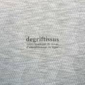 Tissu d'ameublement - losanges gris argentés - fauteuil - canapé - banquette - coussin - degriftissus.com