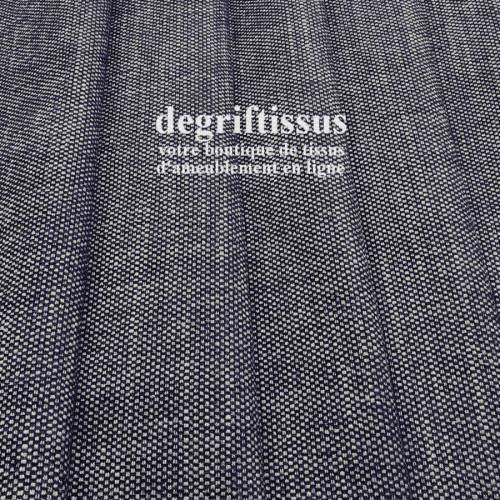 Tissu d&#039;ameublement - nuances de bleu et écru - épais - siège - fauteuil - coussin - degriftissus.com