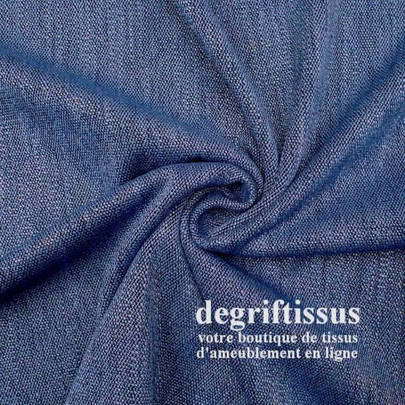 Tissu ameublement - Structuré 08 bleu - fauteuil - chaise - canapé coussin banquette salon - rideau - degriftissus.com
