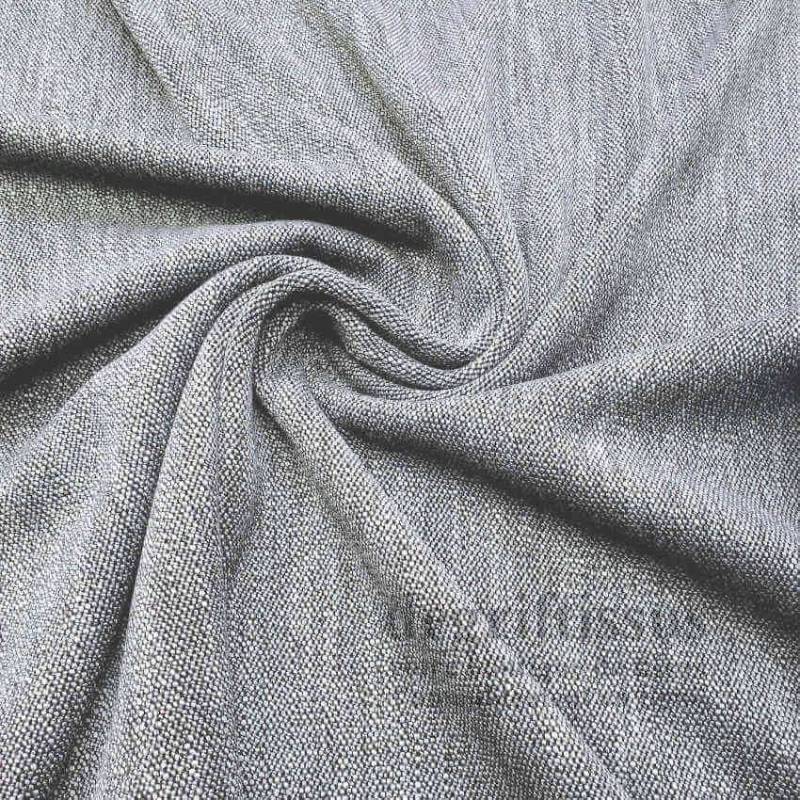 Tissu ameublement - Structuré 14 DL gris clair recouvrement fauteuil - chaise - canapé coussin salon - rideau - degriftissus.com