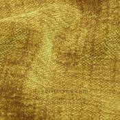 Tissu ameublement - chenille toucher doux bicolore - Tamise citron - fauteuil - chaise - canapé coussin salon - rideau