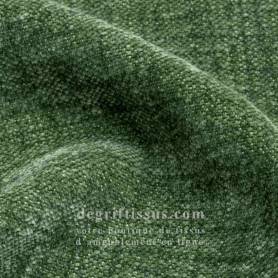 Tissu bicolore doux Tamise vert