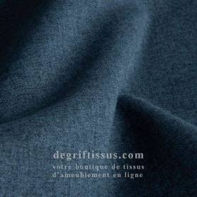 Tissu brossé Lerwick 13 bleu minéral