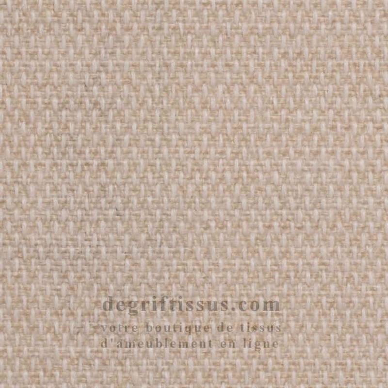 Tissu d'ameublement - Paix 01-384023 - façon jute - intérieur et extérieur résistant soleil et mauvaise météo - degriftissus.com