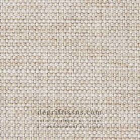 Tissu ameublement Atoum 08 beige chiné - intérieur extérieur résistant soleil - degriftissus.com