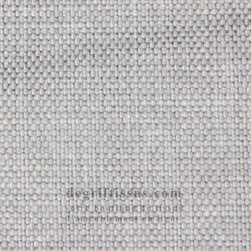 Tissu ameublement - Atoum 12 gris clair - intérieur extérieur résistant soleil - degriftissus.com