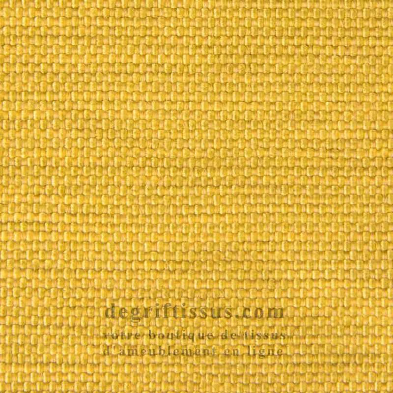 Tissu ameublement - Atoum 29 jaune - intérieur et extérieur résistant soleil et mauvaise météo - degriftissus.com