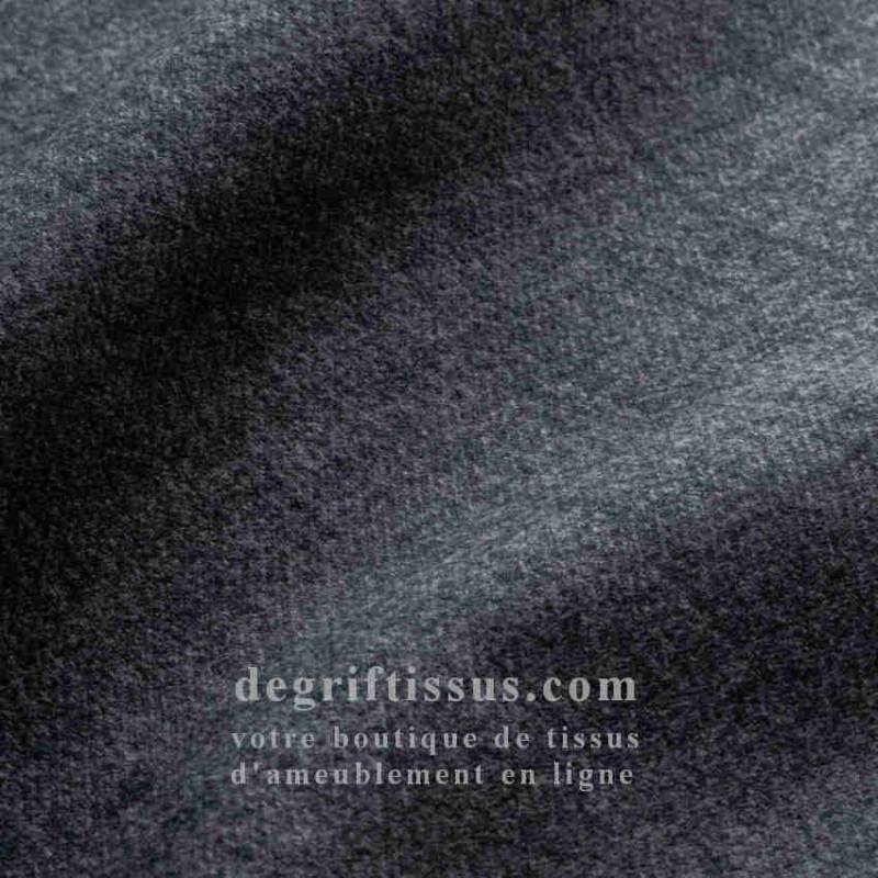 Tissu ameublement - touché doux Duncan gris foncé - fauteuil - chaise - canapé - degriftissus.com