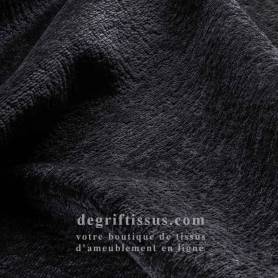 Tissu brillant doux Bryggen 06 noir anthracite