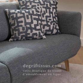 Tissu ameublement - Structuré strié Gillian 04 - fauteuil - chaise - canapé coussin banquette - rideau - degriftissus.com