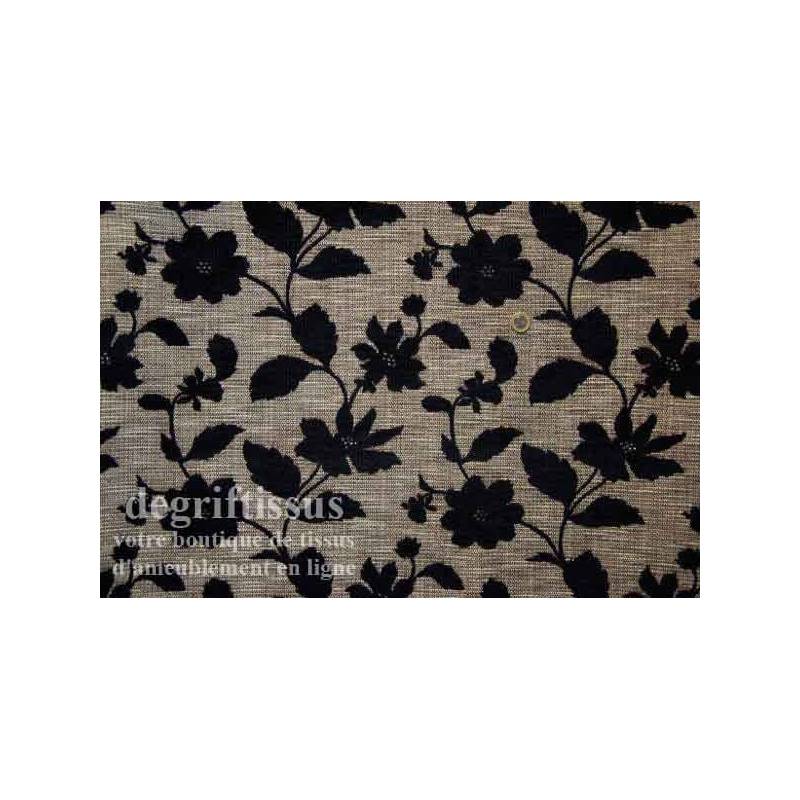 Tissu Tapisserie double face petites fleurs Dégriftissus vous propose ce tissu d'ameublement tapisserie à petites fleurs, double